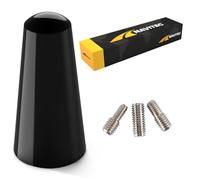 Navitec24 Kurzstab Tuning Autoantenne Universal Radio FM AM DAB Dachantenne Auto kurz schwarz