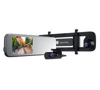 Navitel MR450 GPS Smart Mirror Dash Cam - Videokameras vorne und hinten - 14 cm Touchscreen - Nachtsichtsensor, Auto-Start, Aufprallsensor, Tachometer, Parksensor und WLAN - Grau