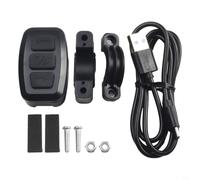 NbgrvB Kabellose Fernbedienung für Motorradlenker, Gegensprechanlage, Headset, Musiksteuerung, Schwarz
