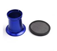 NbgrvB Luftfiltereinsatz 55x75mm für alu Legierung für Motorrad Vergaser 24-30mm - Stylischer Foam Filter Cup für ATV für quad Rasenmäher für motorsense Silber(blue)