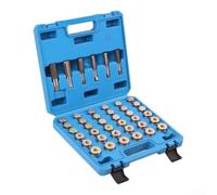 NbgrvB Ölablassschraube Reparatursatz 114-teilig M13 für m15 für m17 M20 für m22 Gewindebohrer Set für Ölwanne Reparatur Auto Motorrad Werkstatt