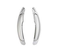 NBHGFF Auto Lenkrad Schaltwippen Verlängerung Für Eclipse Für Cross 2018 2019 2 Stück Auto-Lenkrad-Schaltwippe, Schaltpaddel-Verlängerung(Silber)