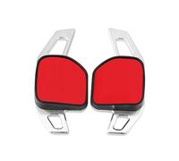 NBHGFF Schaltwippe Shift Paddle Für Sitz Für Alhambra Für Ateca Für Leon 5F FR Für Tarraco Für Ibiza 6P Für Cupra ST Auto Lenkrad Shift Paddle Verlängerung(Silber)