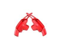 NBHGFF Shifter Paddle Extension Für Benz 2015 2017 2018 2019 2020 Für B Klasse Für W247 MB B180 B200 B200d Auto Lenkrad Paddle Shift Verlängerung(Red)