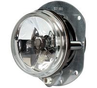 HELLA 1N0 008 582-007 FF/Halogen-Nebelscheinwerfer - 12V - rund - Einbau - glasklare Streuscheibe - Lichtscheibenfarbe: transparent - links/rechts - Menge: 24
