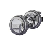 HELLA 1N0 009 295-801 FF/Halogen-Nebelscheinwerfersatz - Dynaview Evo2 - 12V - rund - Einbau - glasklare Streuscheibe - Lichtscheibenfarbe: transparent - links/rechts - Set - Menge: 2