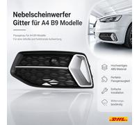 Nebelscheinwerfergitter Links für Audi A6 C8 4K0807647/4K0807647C/4K0807647D