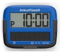 Needit Park Micro Solar elektronische Parkscheibe [NEUES Modell 2025] I unendlich Energie, Null Batteriewechsel | einzige Parkscheibe in Deutschland mit integriertem wiederaufladbarem Akku | blau