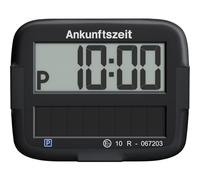 Needit Park Micro Solar elektronische Parkscheibe [NEUES Modell 2025] I unendlich Energie, Null Batteriewechsel | einzige Parkscheibe in Deutschland mit integriertem wiederaufladbarem Akku | schwarz