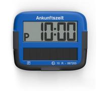 Needit Park Micro Solar elektronische Parkscheibe [NEUES Modell 2025] I unendlich Energie, Null Batteriewechsel | einzige Parkscheibe in Deutschland mit integriertem wiederaufladbarem Akku | blau