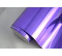 Neoxxim 29,5€/m² Auto Lackschutzfolie Chrom lila - 20 cm x 152 cm Ladekantenschutz Einstiegsleisten Schutz Zierleisten Schutzfolie Stoßstangenschutz Kantenschutz