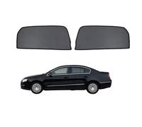 NERHWIVS Sonnenschutz für Seitenscheiben Auto Magnetisch Vorhang für Passat B6 Sedan 2005-2010 UV Schutz Fenster Sonnenblende Zubehör für Baby Kinder Haustiere Schwarz,2pcs- Rear Door