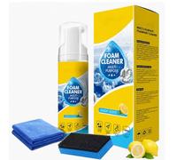 Nettoyant Foam Cleaner mit Schwamm und Handtuch, Foam Cleaner Schaumreiniger Für Auto Innenraum, Cockpit Innenraumreiniger, Interior Speziell, Für Hygienische Sauberkeit Im Autos Und Haushalt
