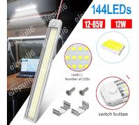 NEU 12V LED Streifen Leuchte 144-LEDs Auto KFZ Van VOLT Stablampe Lichtleiste