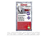 NEU 1x SONAX 414200 Clean&Drive TurboWaxReinigungstuch Außen 18x26cm(€3,95/EH)