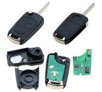 NEU 2x Tasten Funk Klappschlüssel Fernbedienung für Opel HU100 434MHz ID46 A320
