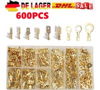 Neu 600 PCS Kfz Steckverbinder Set,Kabelösen Set für Auto Motorrad Sortiment Set