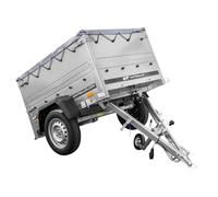 Neu Anhänger GARDEN TRAILER 150 KIPP mit zusätzlichen Bordwänden, Stützrad und Flachplane