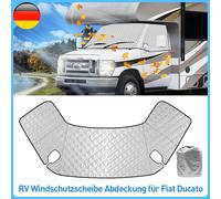 Neu Frontscheibenabdeckung Bugschutzplane Sonnenschutz für Fiat Ducato Wohnmobil