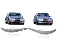 Neu für Mercedes E-Klasse W211 2003-2006 Vorne Bumper Zierleisten Pdc Paar Set