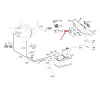 NEU MERCEDES-BENZ CLA C117 HALTERUNG FÜR BACKUP-BATTERIE LHD A2465450700