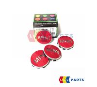 Neu Original MINI F54 F55 F56 F57 F60 Chillired Mitte Rad Abdeckkappen Set 4 Stk