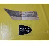 NEU + ORIGINAL Opel Ascona C Farbstreifen Dekor Aufkleber SR Schriftzug Emblem