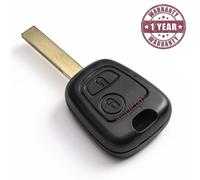 NEU SCHLÜSSEL GEHÄUSE 2 TASTEN FÜR PEUGEOT 106 206 207 306 PARTNER BOXER EXPERT