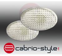 Neu Seitenblinker für Opel Corsa Tigra weiss Blinker + Blinkerbirnen