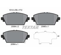 NEU - TEXTAR 2309401 Bremsbelagsatz, Scheibenbremse für HONDA MG