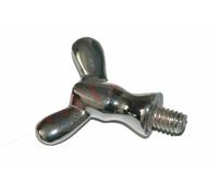 Neu Winged Kopf Wind Shield Pivot Daumen Bolzen Wasserfall Seite Chrom Vergoldet