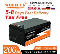 Neue 12V 100Ah 200Ah 280Ah 300Ah LiFePO4 Batterie 12,8V 24V 48V Lithium-Eisen Phosphat Batterie eingebaute BMS Für Solar Boot Keine Steuer 12V 100Ah Battery
