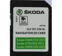 Neuste SD Karte für SKODA SD EUROPA Navigation Amundsen MIB2 Octavia Fabia RADAR