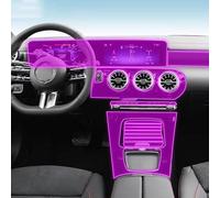 NEWTRASI Auto-Innenfolie, Armaturenbrett, Klavierbrett, Schalthebel, Mittelkonsole, kratzfeste TPU-Folie, für Mercedes Benz Klasse A W177 2024