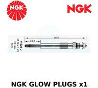 NGK Glühkerze (Dieselmotoren) - Teil Nr: Y-524J - Lager Nr: 5986 - x1