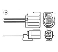 NGK/NTK Lambdasonde Für MAZDA 3 5 08-13 LFBL-18-8G1C