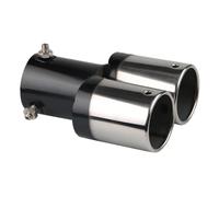 NHGTFOQ Auspuffblende Doppelrohr, für Toyota Hilux 2015 2016 2017 2018 2019-2023 2024 2025 2026 Edelstahl Endrohrblende Sportauspuff Tuning Doppelendrohr Gebogen Schalldämpfer,B