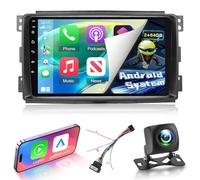 NHOPEEW 2G+64G Android-Autoradio für Benz Smart Fortwo 451 2005-2010 - Wireless Carplay & Android Auto-9-Zoll-Carplay-Radio mit WiFi, EQ, GPS, FM, RDS + AHD-Rückfahrkamera und Mikrofon