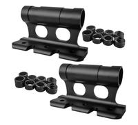 Nicear 2er-Pack Fahrradgabelhalterungen - Aluminium-Schnellspanner-Steckachsenadapter FüR DachgepäCkträGer Lkws Wohnmobile 8 FüR M5/M12/M15-Achsen 110 Mm Werkzeuglose Installation