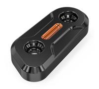 NICECNC Orange Motor-Inspektionsabdeckung Compatible with Harley Sportster 883 XL883 2004-2005, 2009, Sportster 1200 Roadster XL1200R 2004-2005, 2009, Seventy Two XL1200V 2012-2017, Siehe