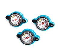 NICOLIE Auto Motorrad Styling D1 Thermo Kühlerdeckel Tankdeckel Wassertemperaturanzeige Mit Utility Safe 0,9 Bar/1,1 Bar/1,3 Bar - Großer Kopf 1.1