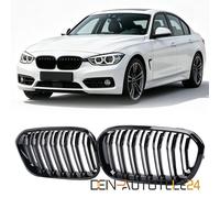 NIEREN GRILL ZIERGITTER FÜR BMW 1ER F20 F21 LCI 2015-2019 DOPPELSTEG SCHWARZ