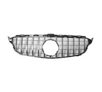 Nieren Kühlergrill Frontstoßstangengrill Für Mercedes Für Benz Für C-Klasse W205 2015-2018 C180 C200 C250 C300 Diamant-Stil Renngitter(Glossy Black 2)