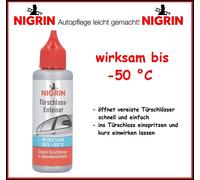 NIGRIN Auto Enteiser Türschloss-Enteiser, Enteiser für Autotür, Schlossenteiser 50 ml