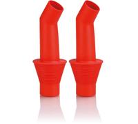 NIGRIN Ausgieß-Hilfe Universal, für alle gängigen Kanister von 1 bis 5 Liter, flexibel und tropffrei, rot, 1 Stück (Packung mit 2)