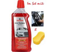 NIGRIN Auto Shampoo Konzentrat Orange 1L mit Schwamm&Waschhandschuh ink. Vesand