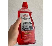 NIGRIN Autoshampoo Konzentrat, 1 Liter, entfernt auch starke Verschmutzungen