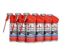 NIGRIN Kontakt-Spray für Elektronik, 6 x 100 ml, zur Reinigung und Schutz von elektronischen Kontakten, Farblos