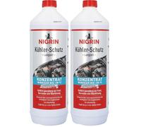 NIGRIN Kühler-Schutz Langzeit Konzentrat, Kühler-Frostschutz, 1 L, für Benzin- und Dieselmotoren (Packung mit 2)