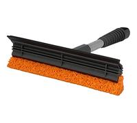 NIGRIN Scheibenreiniger 200 x 245 mm, mit Abziehlippe und Gummischwamm, Länge: 25 cm, grau